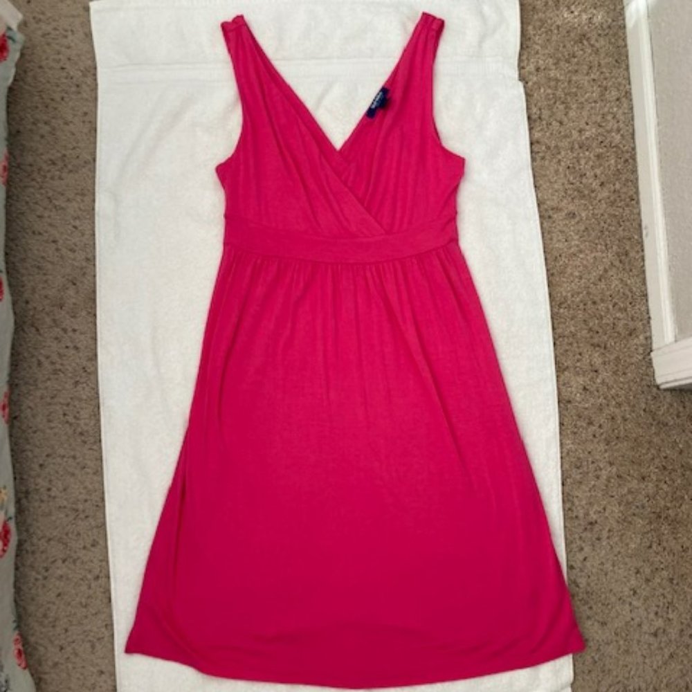 Old Navy double v neck sleeveless A line dress Medium